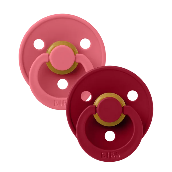 Bibs Colour 2 Pack - Coral/ruby