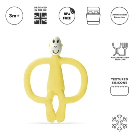 Matchstick Monkey Mini Monkey Teether Grey (copy)