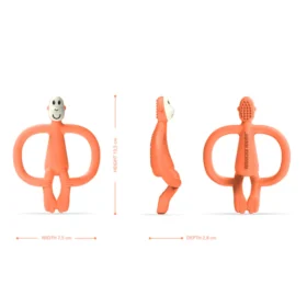 Matchstick Monkey Orange Monkey Teether