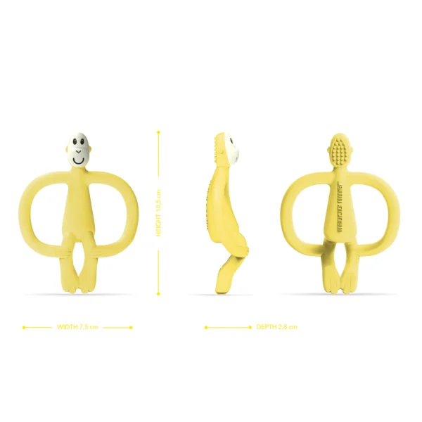 Matchstick Monkey Yellow Monkey Teether