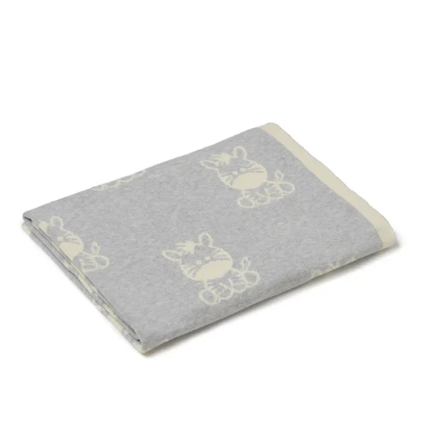 Reversible Lion Knitted Blanket (copy)