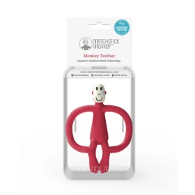 Matchstick Monkey Red Monkey Teether