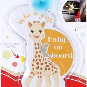 Sophie The Giraffe Flashing Baby On Board Sign