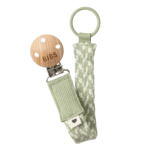 Bibs Pacifier Clip - Sand/ivory (copy)