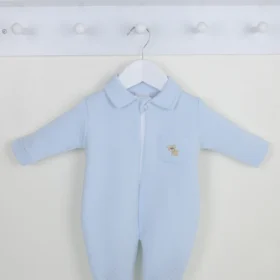 Pex Cub Zipped Sleepsuit-blue