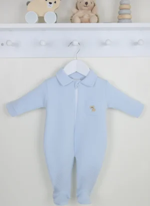 Pex Cub Zipped Sleepsuit-Blue