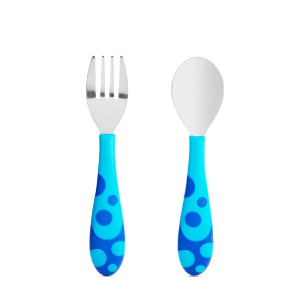 Munchkin Toddler Fork & Spoon Set- (choose Colour)