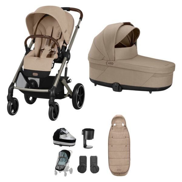 Cybex Balios S Lux Stroller/travel Set - Almond Beige