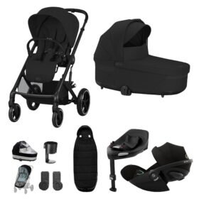 Cybex Balios S Lux Stroller/travel Set – Moon Black