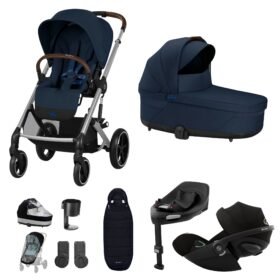 Cybex Balios S Lux Stroller/travel System- Ocean Blue