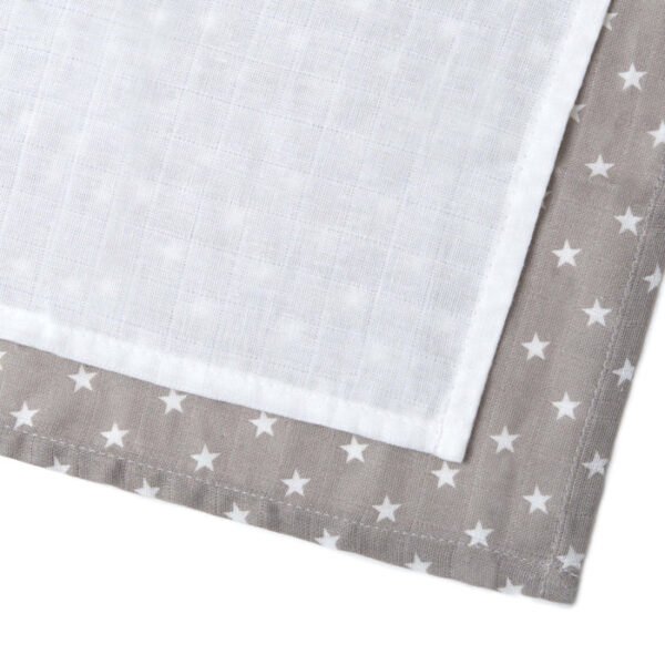 2 Pack Star Muslin Swaddles – 115 X 115 Cm