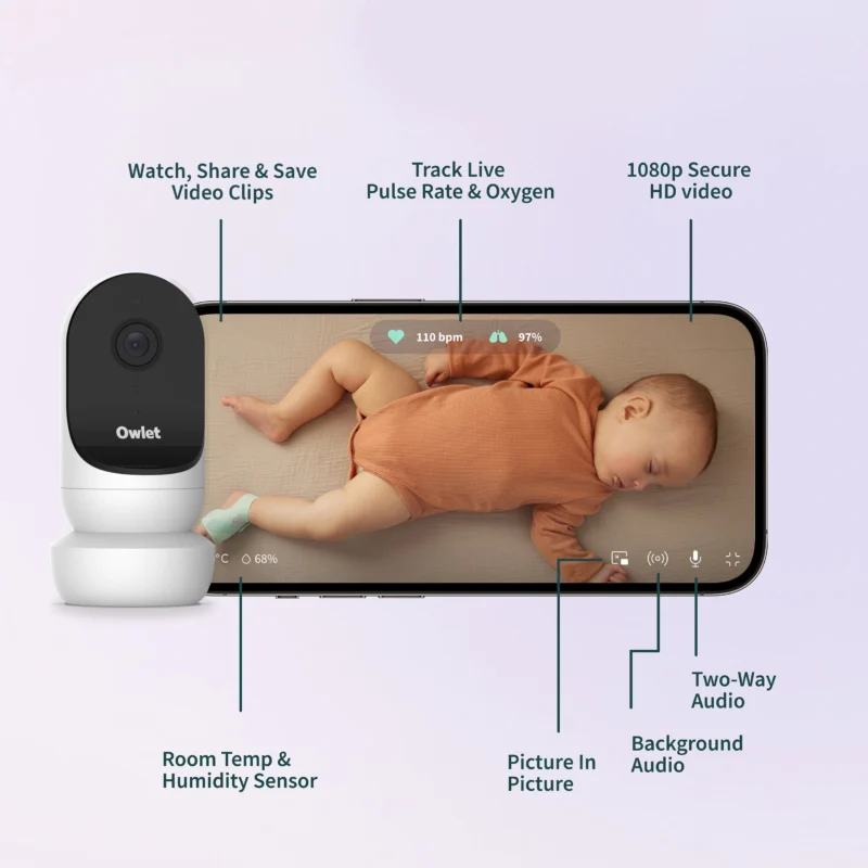 Owlet Dream Sock ™ + Cam® 2 Bundle - Mint