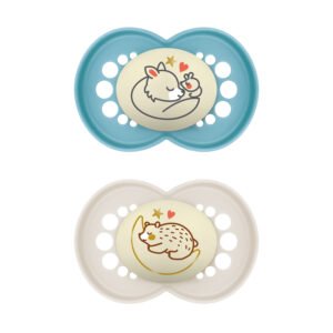 Mam Night Blue Soother 6m+ 2pk