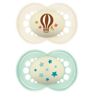 Mam Night Soother Unisex Astro 16m+ 2pk