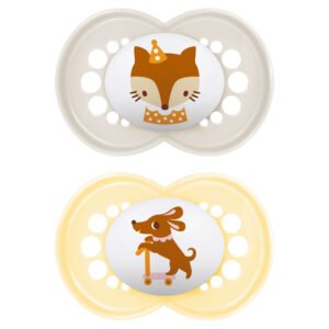 Mam Original Soother Unisex Cute 6m+ 2pk