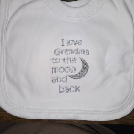 Pop On Bib-i Love Grandma To The Moon And Back