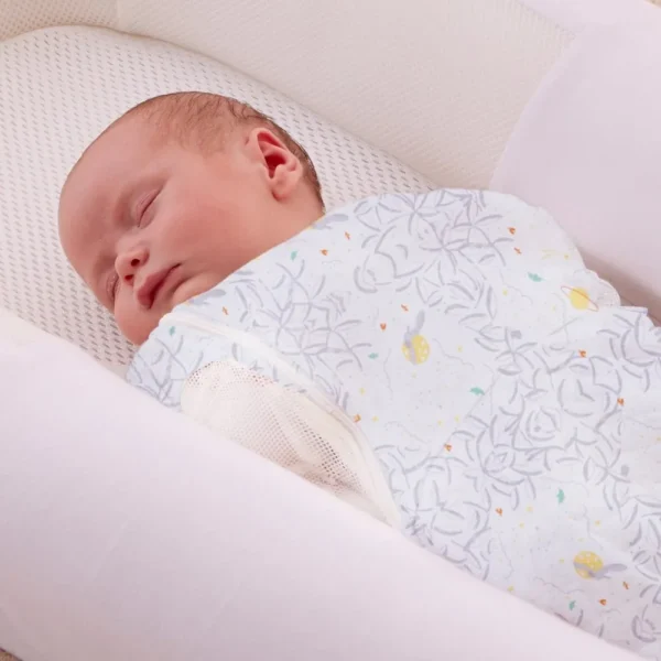 Swaddle To Sleep Bag 2.5 Tog – Stargazer White