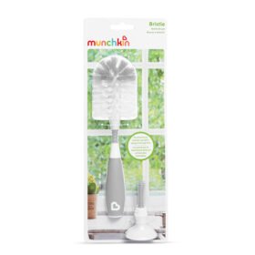 Munchkin Bristle Bottle Brush Grey