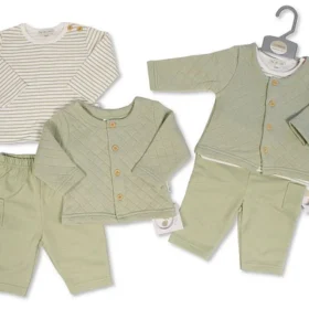 Baby Boys 3 Pcs Set – Sage