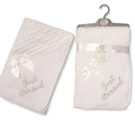 Quilted Baby Bubble Wrap With Bow - Just Arrived