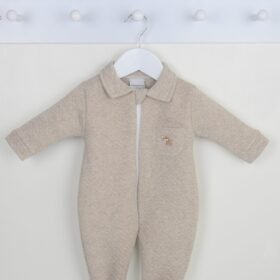 Pex Natural 'cub' Zip Sleepsuit