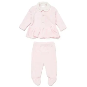 Baby Girls Jumbo Velour Outfit