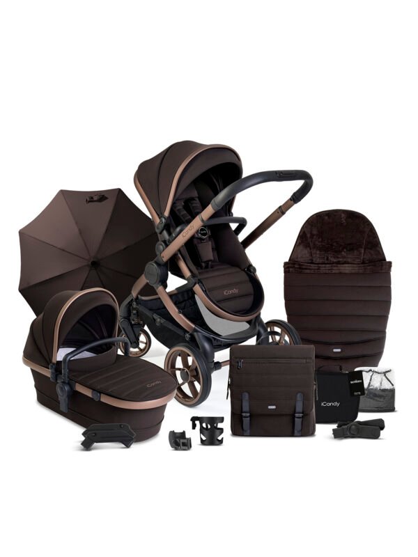 Icandy Peach 7 Pushchair Complete Bundle- Pecan