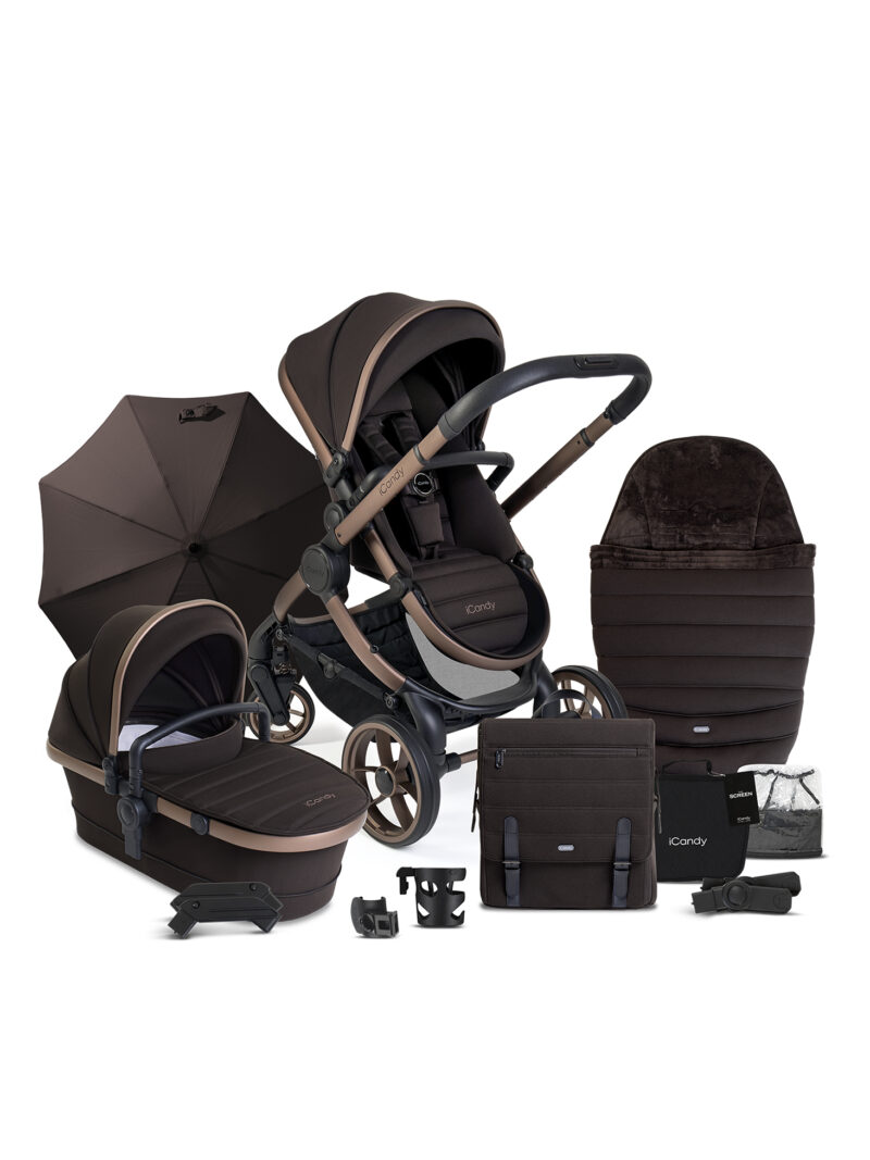 Icandy Peach 7 Pushchair Complete Bundle- Pecan