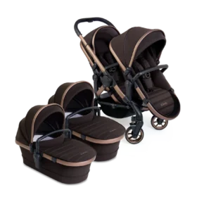 Icandy Peach 7 Pecan Pushchair And Carrycot - Twin