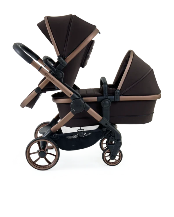 Icandy Peach 7 Pecan Pushchair And Carrycot - Double
