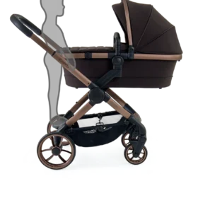 Peach 7 Pecan Pushchair And Carrycot – Complete Car Seat Bundle