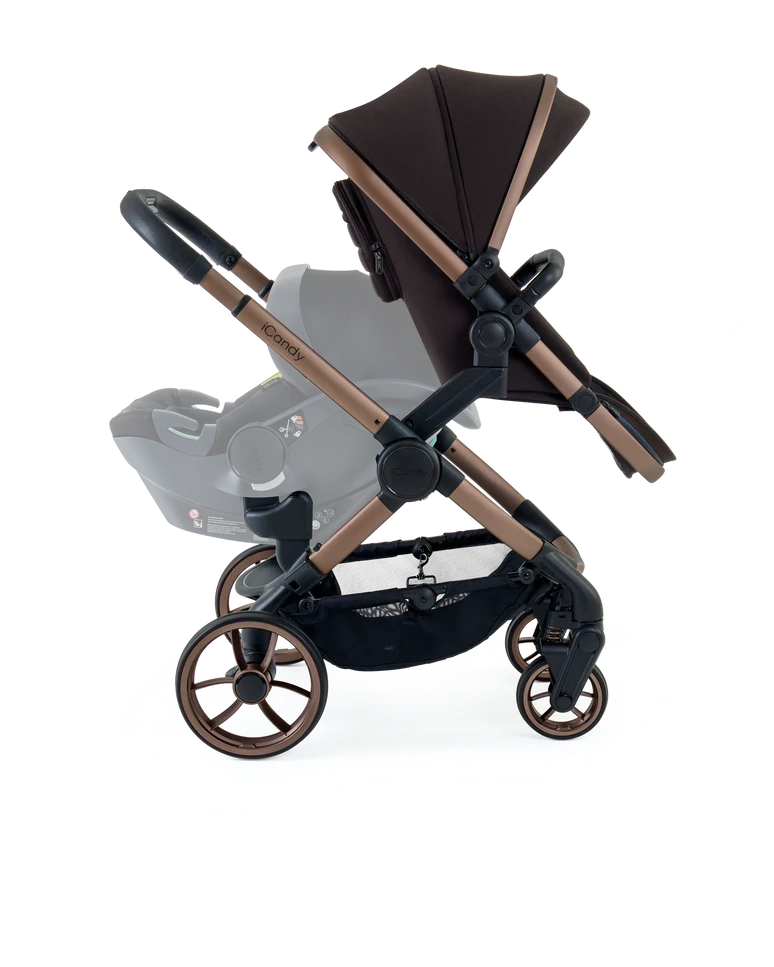 Icandy Peach 7 Pecan Pushchair And Carrycot - Double