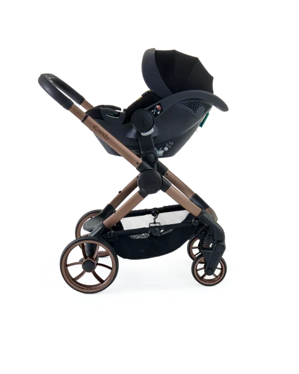 Peach 7 Pecan Pushchair And Carrycot - Complete Car Seat Bundle