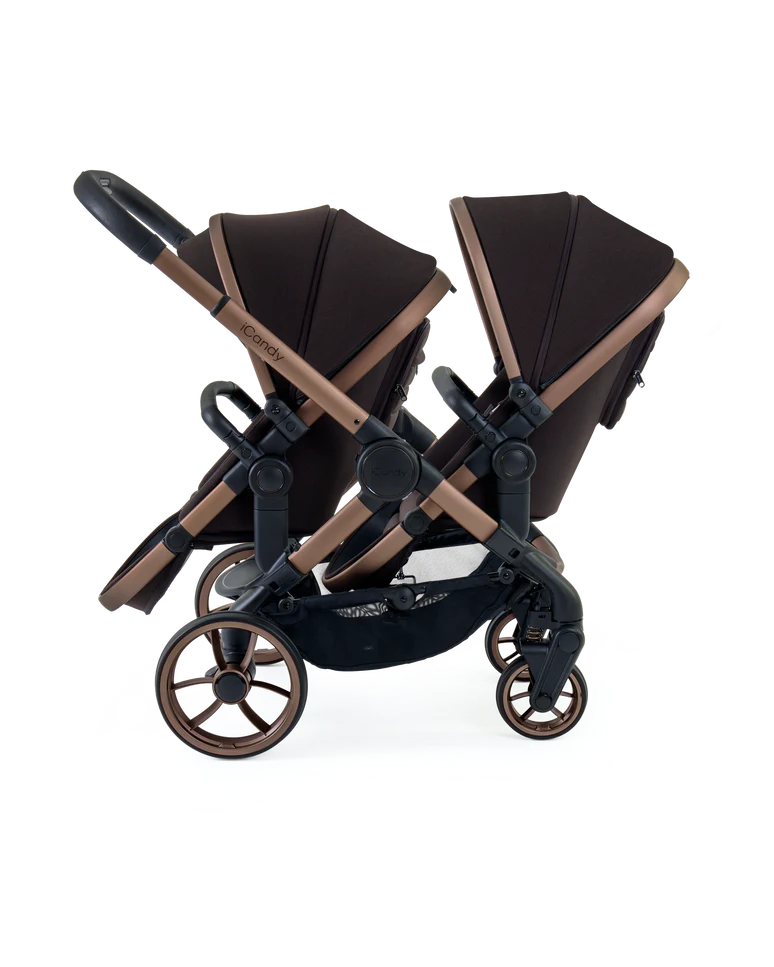 Icandy Peach 7 Pecan Pushchair And Carrycot - Double