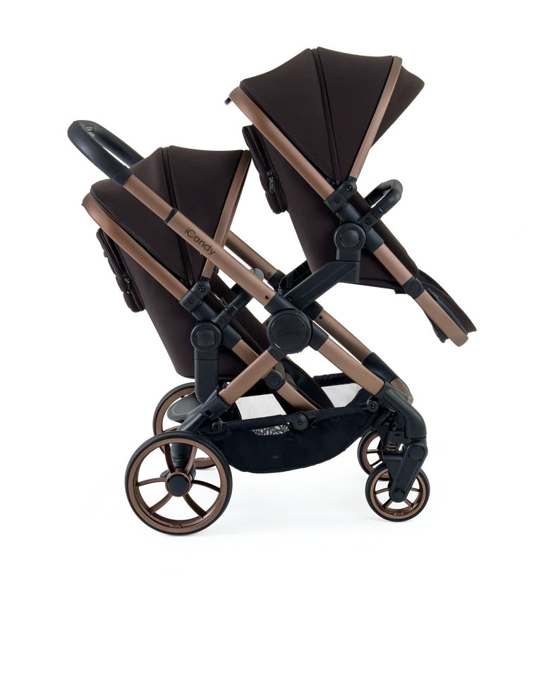 Icandy Peach 7 Pecan Pushchair And Carrycot - Double