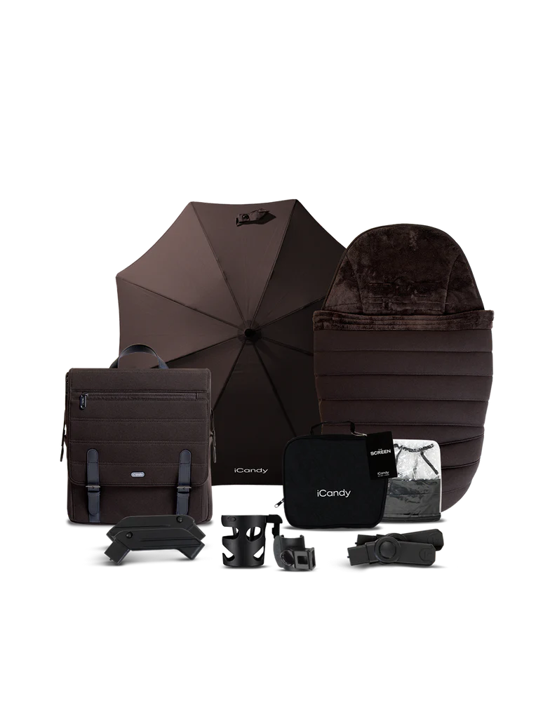 Icandy Peach 7 Pushchair Complete Bundle- Pecan