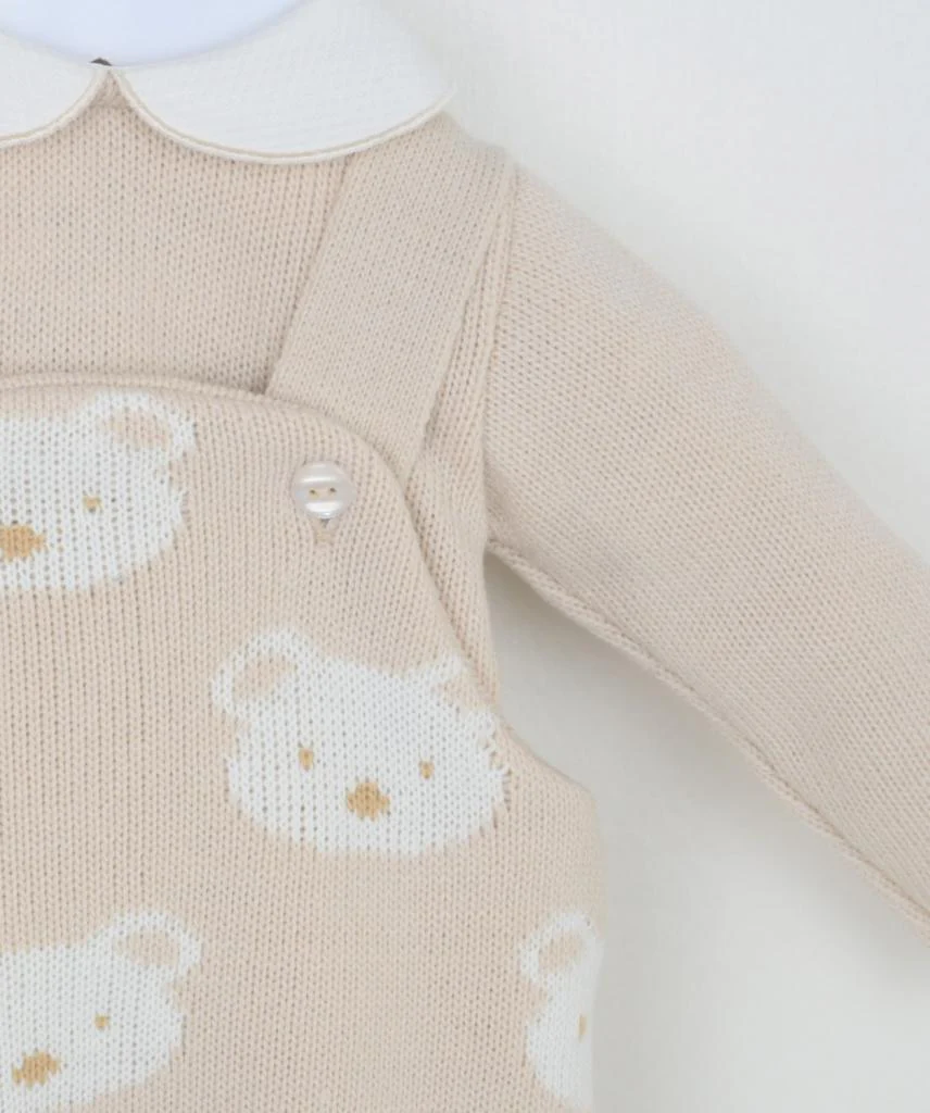 Pex Benny Bear Dungaree Set - Biscuit Pex Benny Bear Dungaree Set - Biscuit