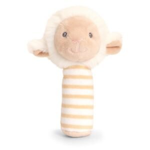 14cm Keeleco Lullaby Lamb Stick Rattle