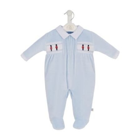 Little Soldiers Velour Onesie