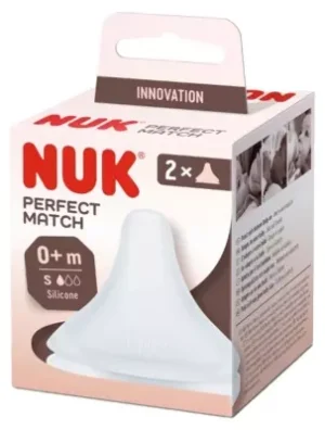 Nuk Perfect Match Silicone Teats X2 0 M+