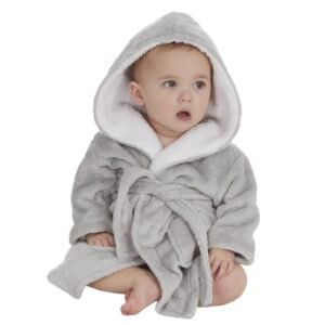 Baby Embossed Moons & Stars Dressing Gown