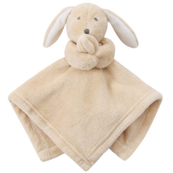 Baby Novelty Bunny Comforter-toffee