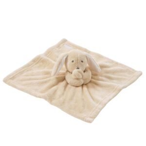 Baby Novelty Bunny Comforter-toffee