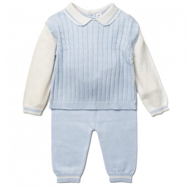 Baby Boys Knitted 2 Piece Outfit