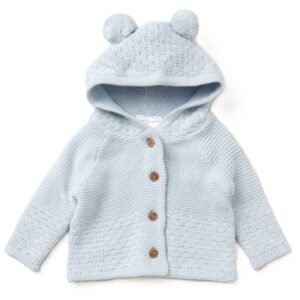 Baby Girls Double Knit Hooded Cardigan (copy)