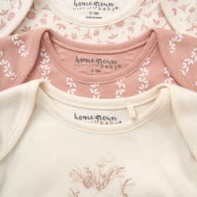 Organic Cotton 3 Pack Bodysuits With Extendable Gussets- Dream (copy)