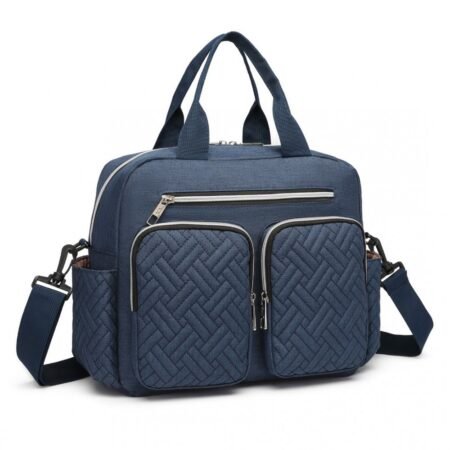 Durable And Functional Changing Tote Bag - Navy