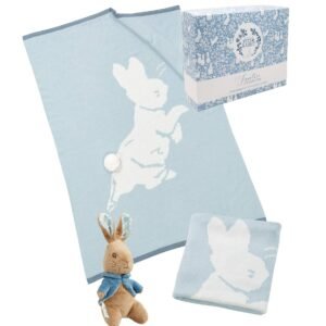 Flopsy Bunny Signature Knitted Blanket With Soft Toy (copy)