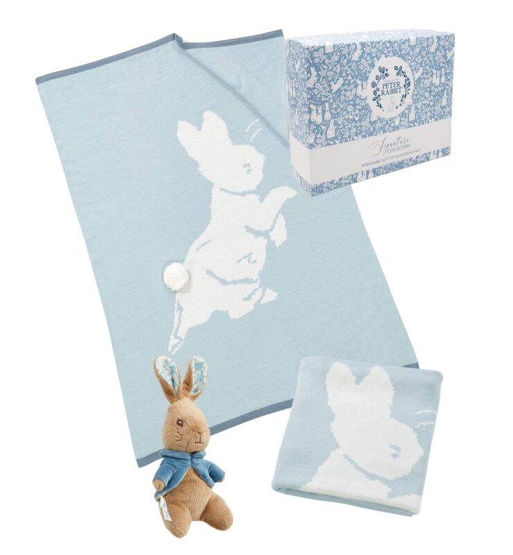 Flopsy Bunny Signature Knitted Blanket With Soft Toy (copy)
