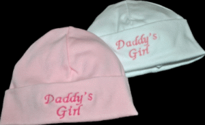 50% Mum 50% Dad White Cotton Hat (copy)